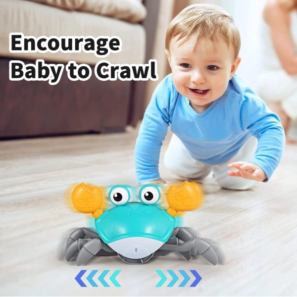 Rechargeable Crawling Crab Toy  For Babies