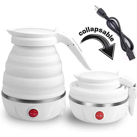 Travel Electric Kettle, Folding Water Boiler, Portable Silicone Household Electric Kettle