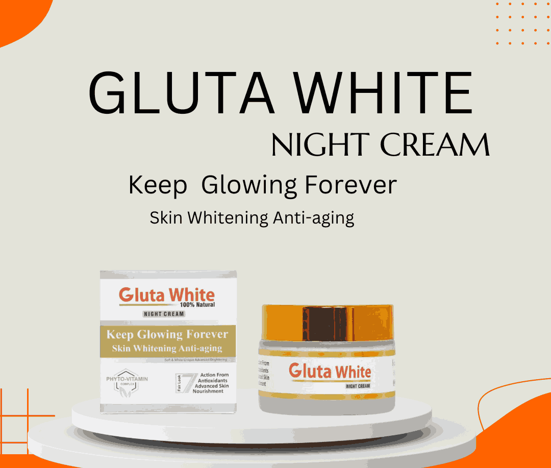 Gluta White Night Cream Extreme Strong Whitening And Anti-Aging Night Cream