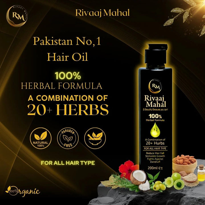 Rivaaj Hair Oil Hair Food Organic Hair Problem Solution