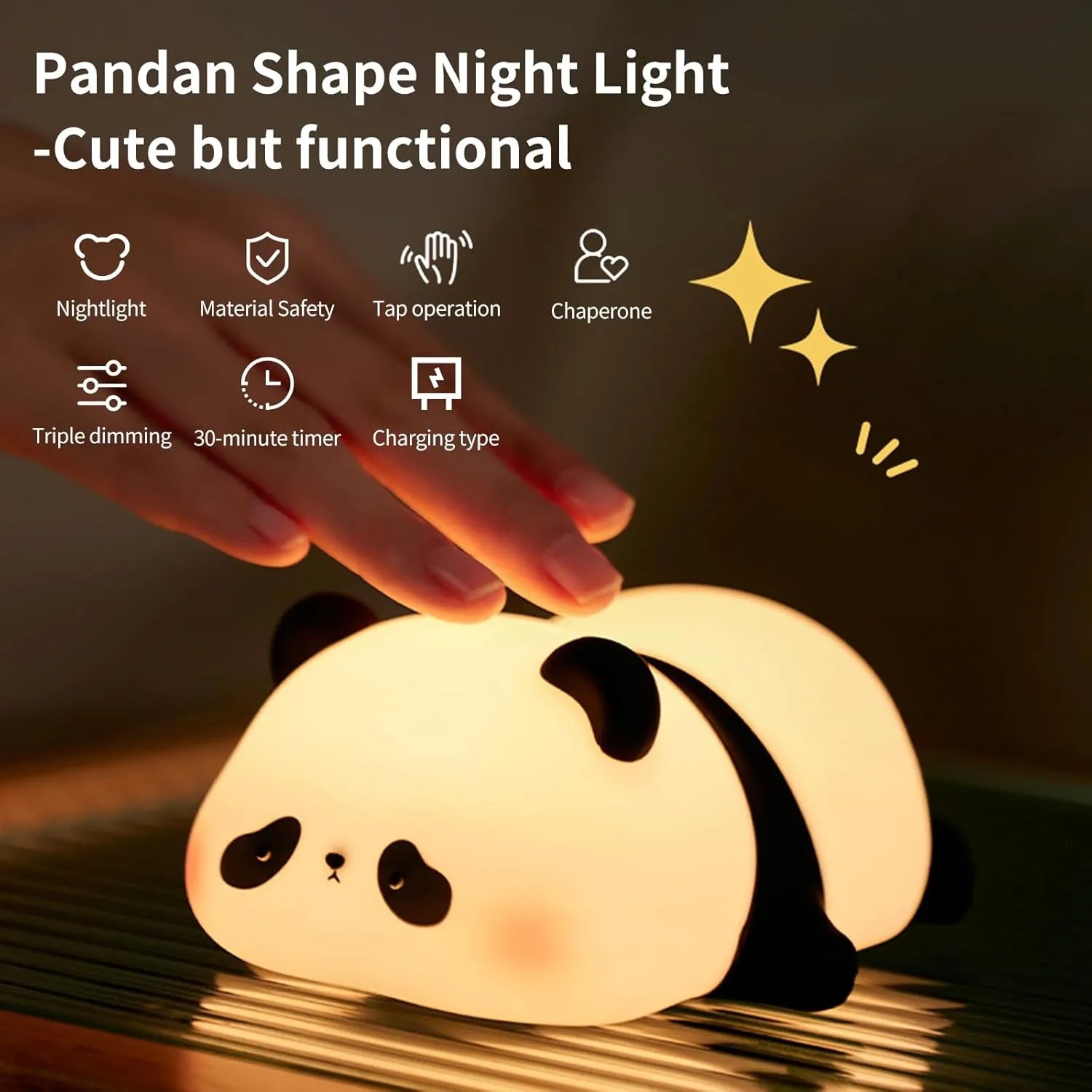 Silicone Cute Panda Lamp 🎁